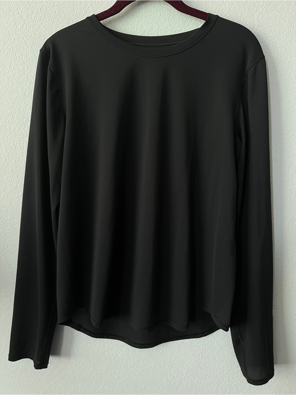Lululemon High-Neck Running and Training Long Sleeve Shirt Black